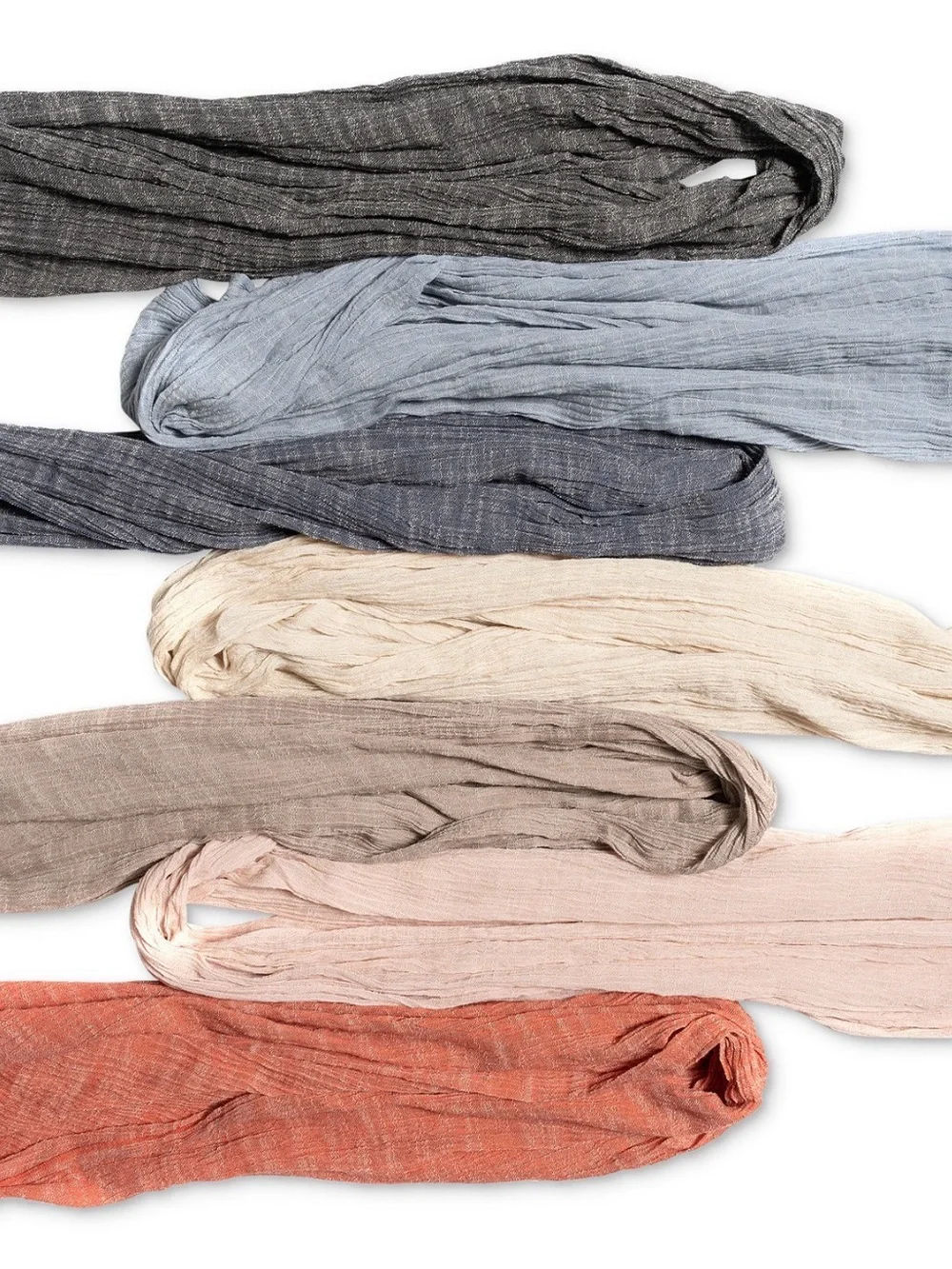 Style & Co Women's Textured Linen-Look Scarf Pairs of Two. NWT